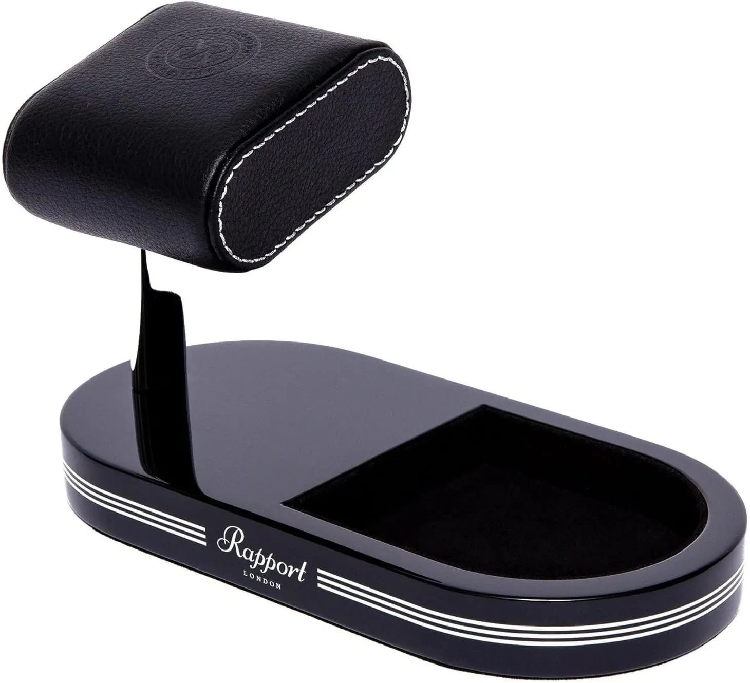 steel incredible aria dislodge despoil Silver Premium Full Grain Leather Cushion$ Elegant Storage Rapport$ Luxury Watch Stand with Storage Tray for Cufflinks$ Jewellery$ Airpods$ Black and 