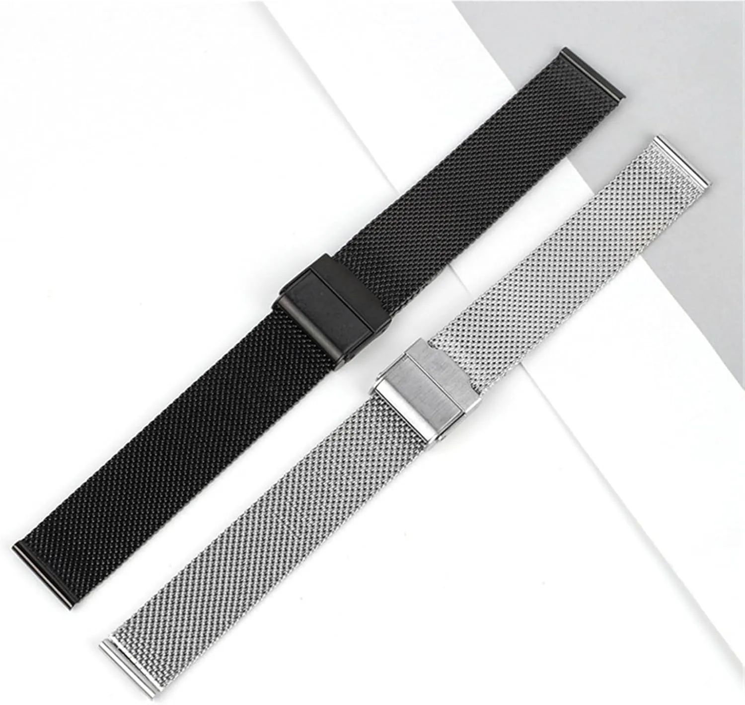 Steel Metal Mesh Woven Watch Strap 18mm Universal Replacement Wristband neoclassical trust Stainless 