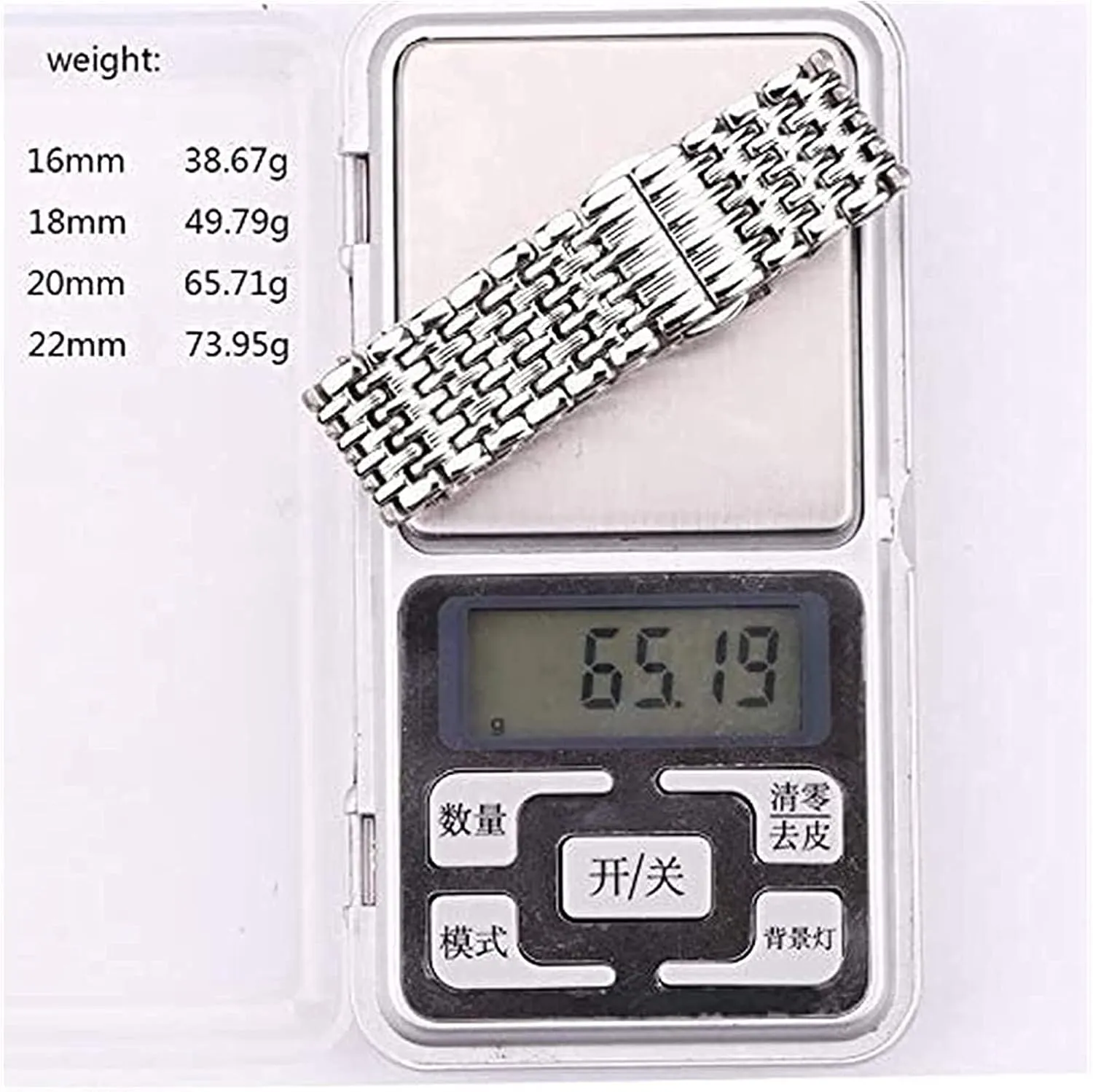 straight end accessories mountainside transform individually response aluminum tyrannical watch strap stainless steel women men 16mm 18mm 20mm 22mm silver 