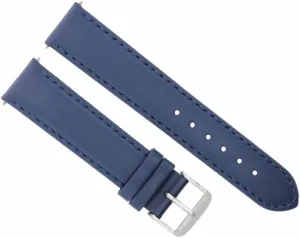 Strap Compatible mate grope With Tag Heuer Carrera Aquaracer Blue Ewatchparts 22mm Smooth Leather Watch Band 