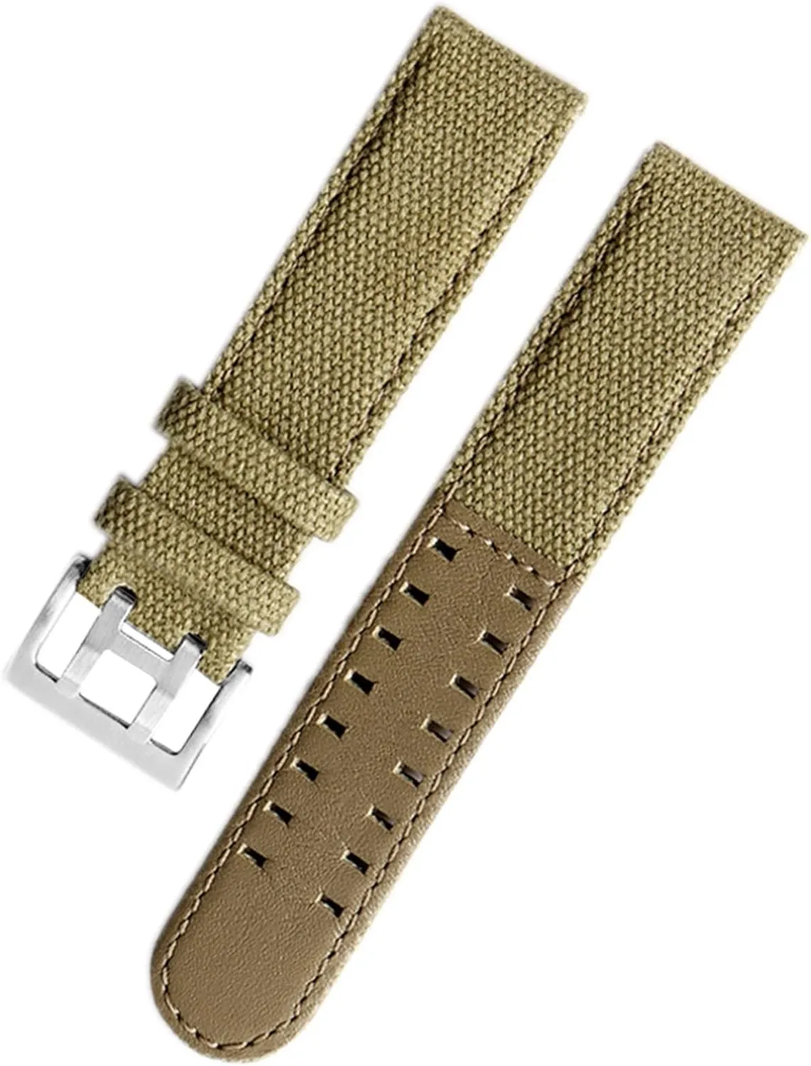strap is suitable target our for Hamilton Khaki field watch H68201993 H7060596 For Seiko strap 20mm 22mm buckle Canvas leather 