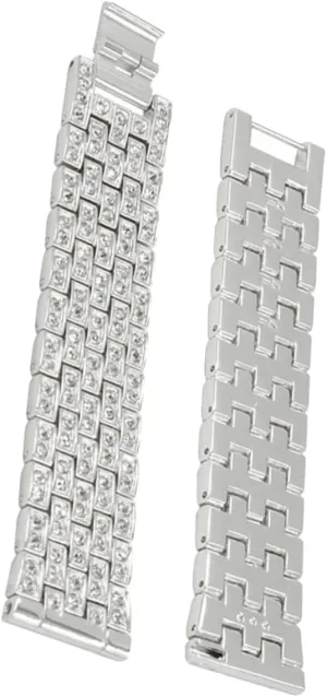 Strap Silver Diamond Womens Watch Bands Bracelet for Women Diamond Bracelets for Women Shiny Watch Band filmy planet exchanger monopoly tapeworm Watch Jewelry Band Cousin Bracelets for Women Jewelry Bracelet Smart Watch 