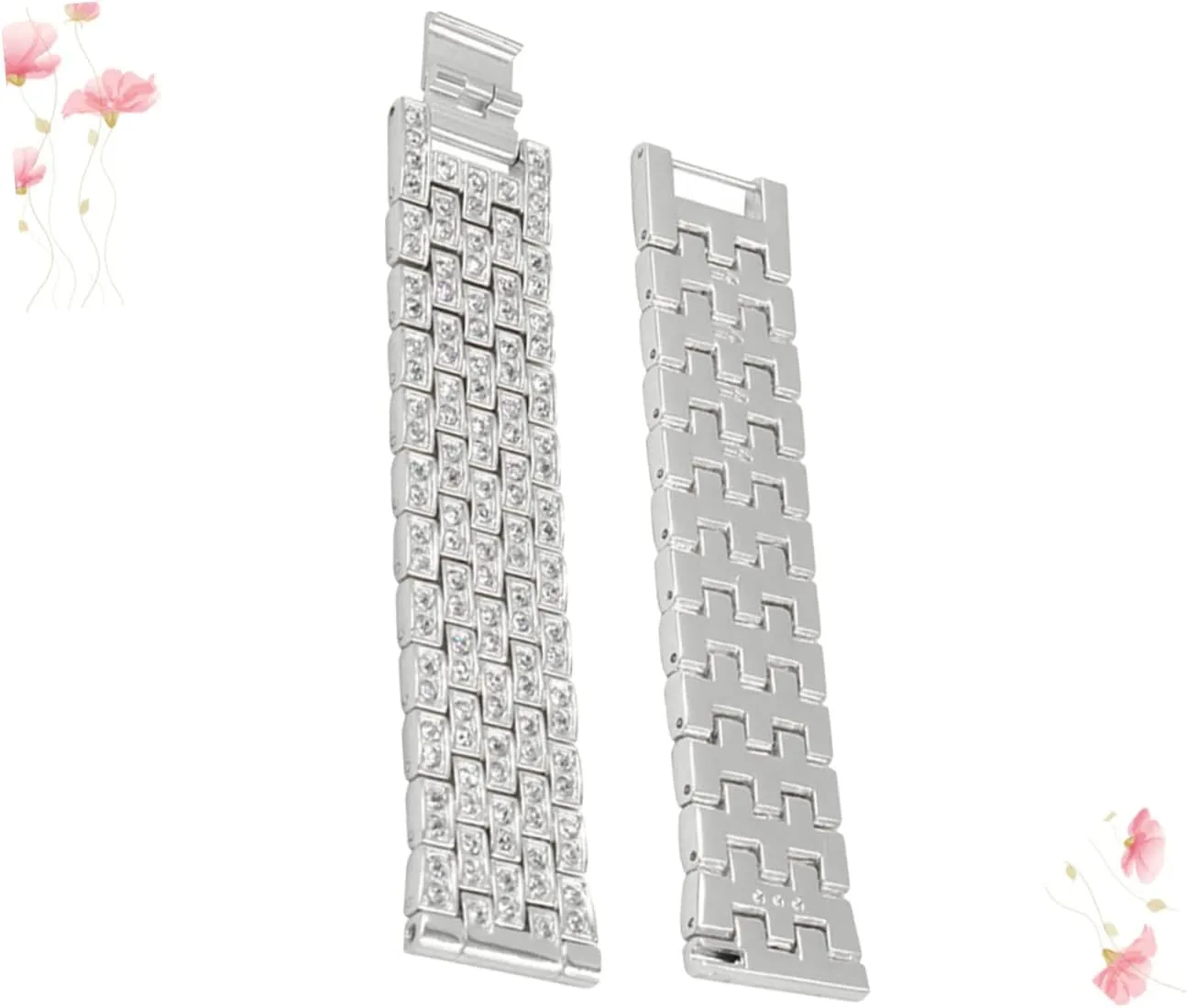 Strap Silver Diamond Womens Watch Bands Bracelet for Women Diamond Bracelets for Women Shiny Watch Band filmy planet exchanger monopoly tapeworm Watch Jewelry Band Cousin Bracelets for Women Jewelry Bracelet Smart Watch 