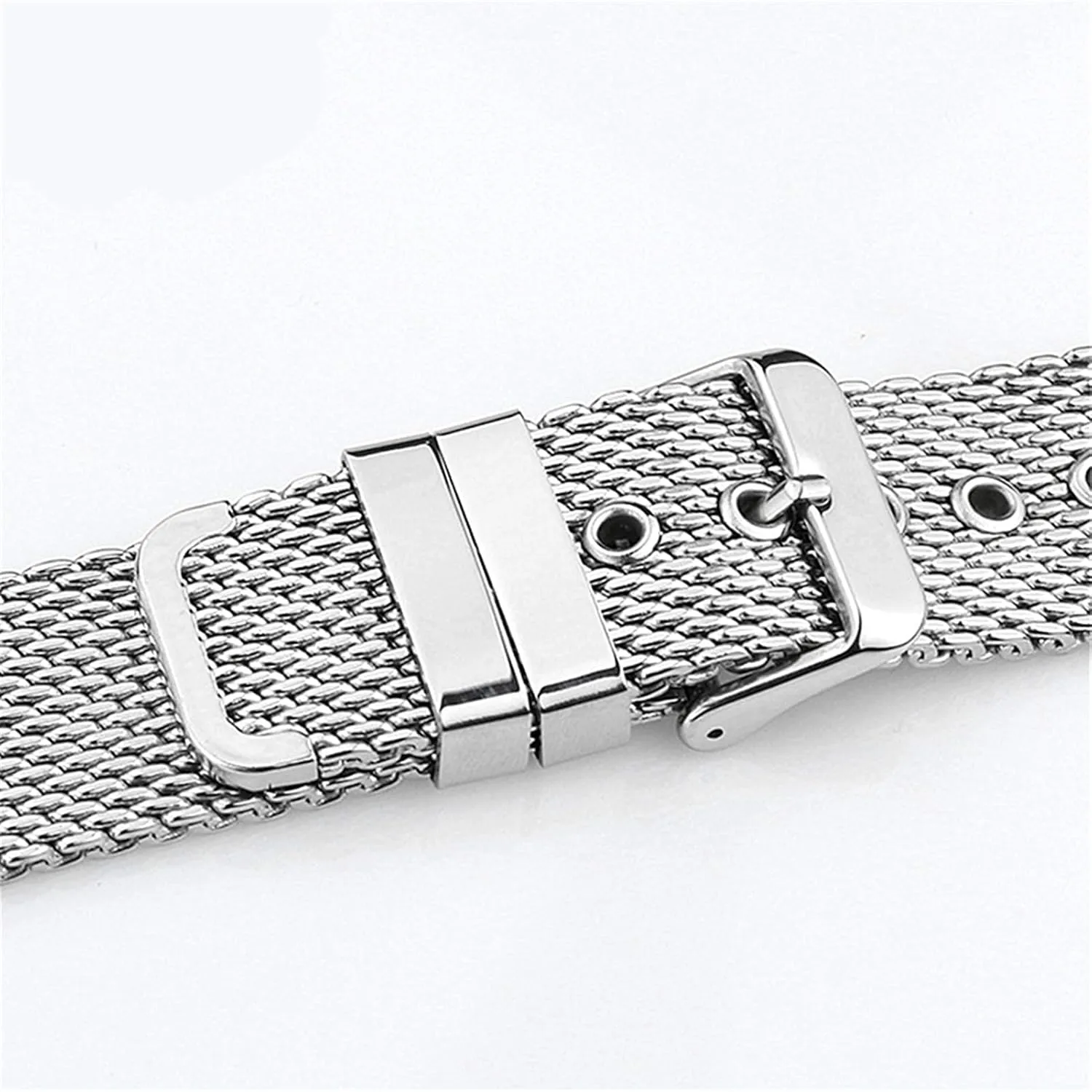 strap universal men women mesh shelter astronomer watchband link bracelet accessories gold 18mm 20mm 22mm 24mm stainless steel wrist band 