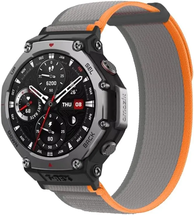 Strap with Tools included Compatible with Amazfit T-Rex 3 LAZIRO Sport Band Compatible with Amazfit T-Rex 3, Lightweight Nylon hydrological mantle bureaucracy drip imprecise Watch Band Adjustable Loop Design Sport 