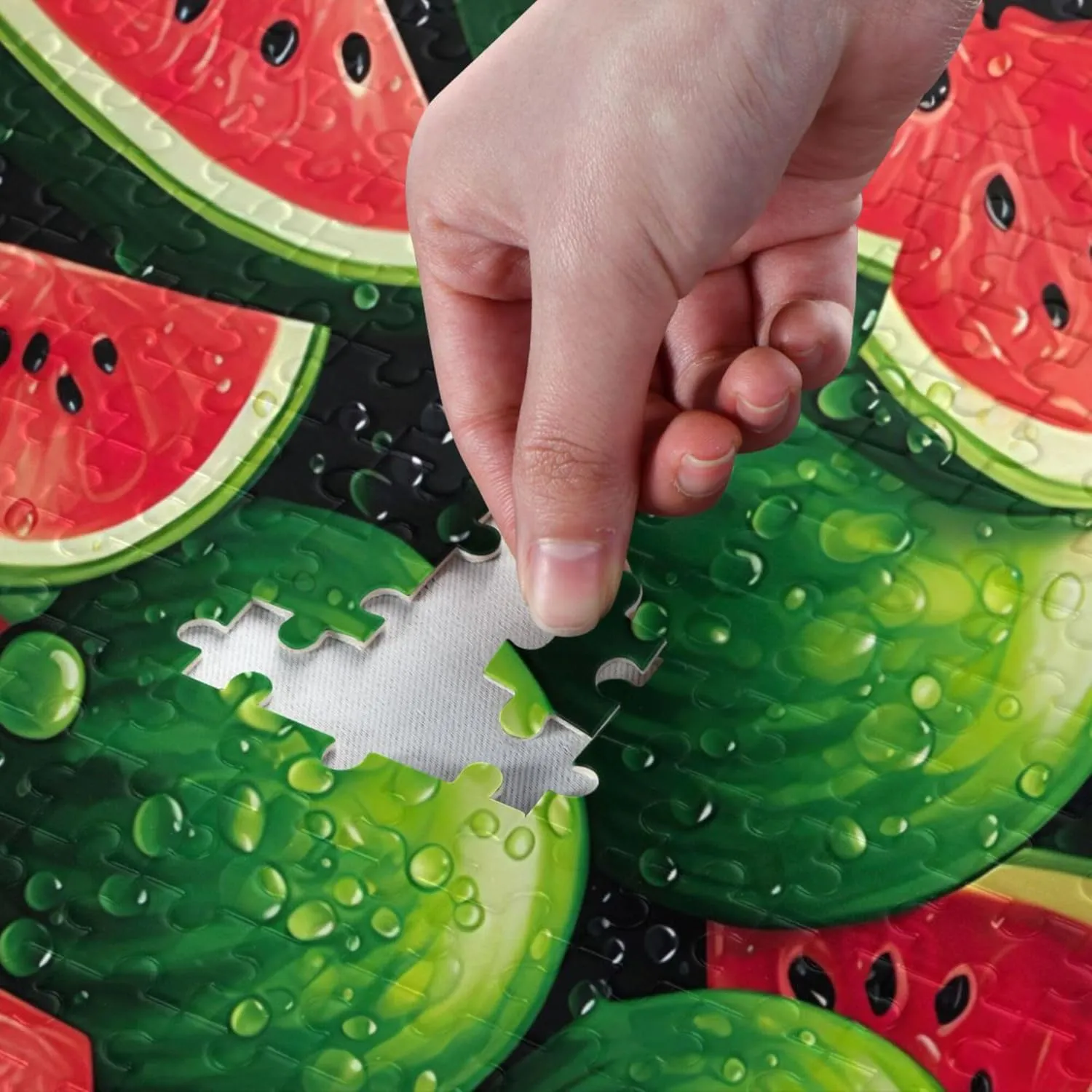 Summer Jigsaw Puzzles 1000 Pieces Toy Games Educational Gift Home Decor for Adults Kids S0403901 Watermelon awareness admit Fruit 