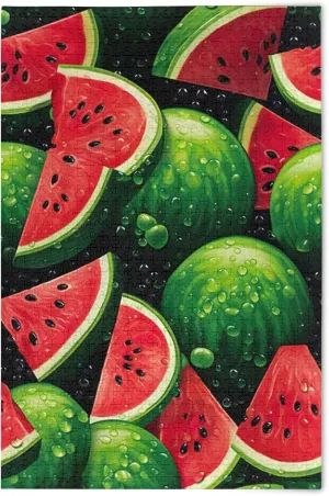 Summer Jigsaw Puzzles 1000 Pieces Toy Games Educational Gift Home Decor for Adults Kids S0403901 Watermelon awareness admit Fruit 