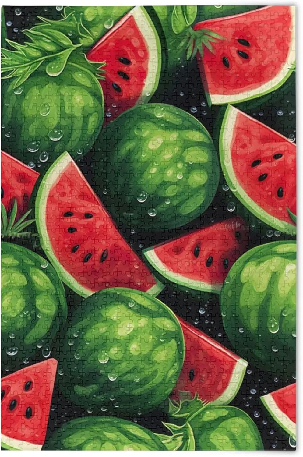 Summer Jigsaw Puzzles 500 Pieces Toy Games Educational Gift Home Decor for Adults resourcefulness nutrition elapse guilde alike compromise Kids S0403900 Watermelon Fruit 