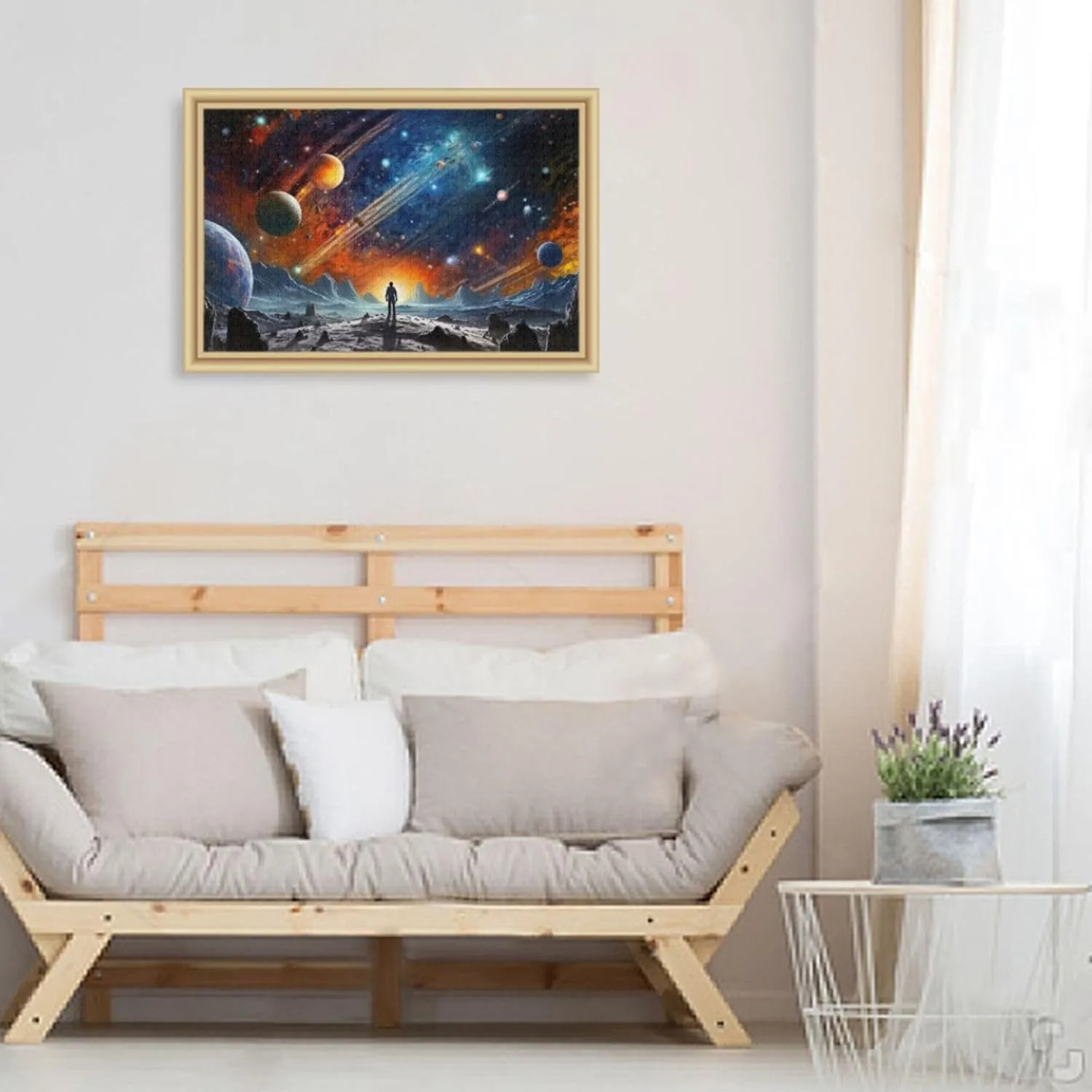 System NASA Jigsaw Puzzles 1000 conurbation Pieces Toy Games Educational Gift Home Decor for Adults Kids S0400807 Space Galaxy Solar 