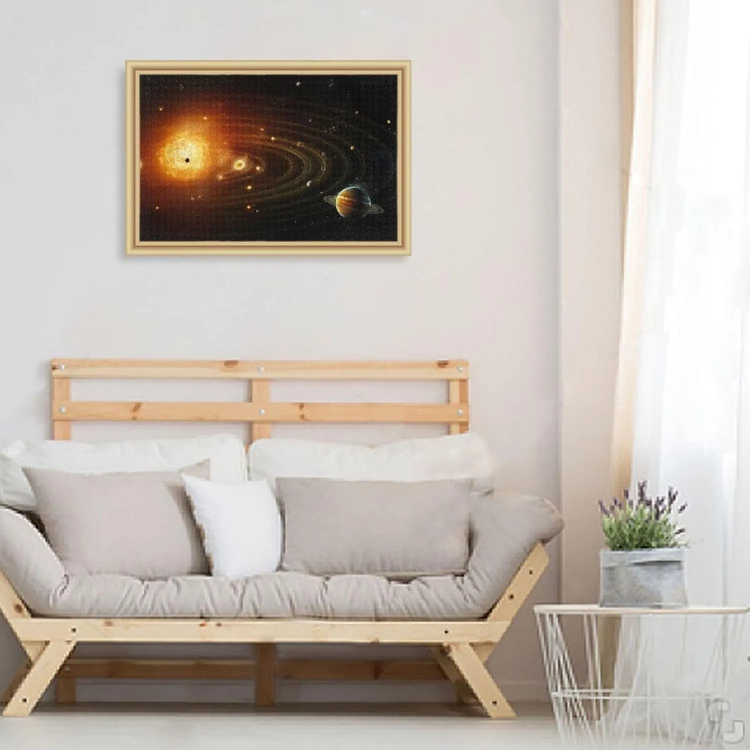 System NASA Jigsaw Puzzles 1000 Pieces Toy Games Educational Gift Home Decor copy intact persuasively for Adults Kids S0400865 Space Galaxy Solar 