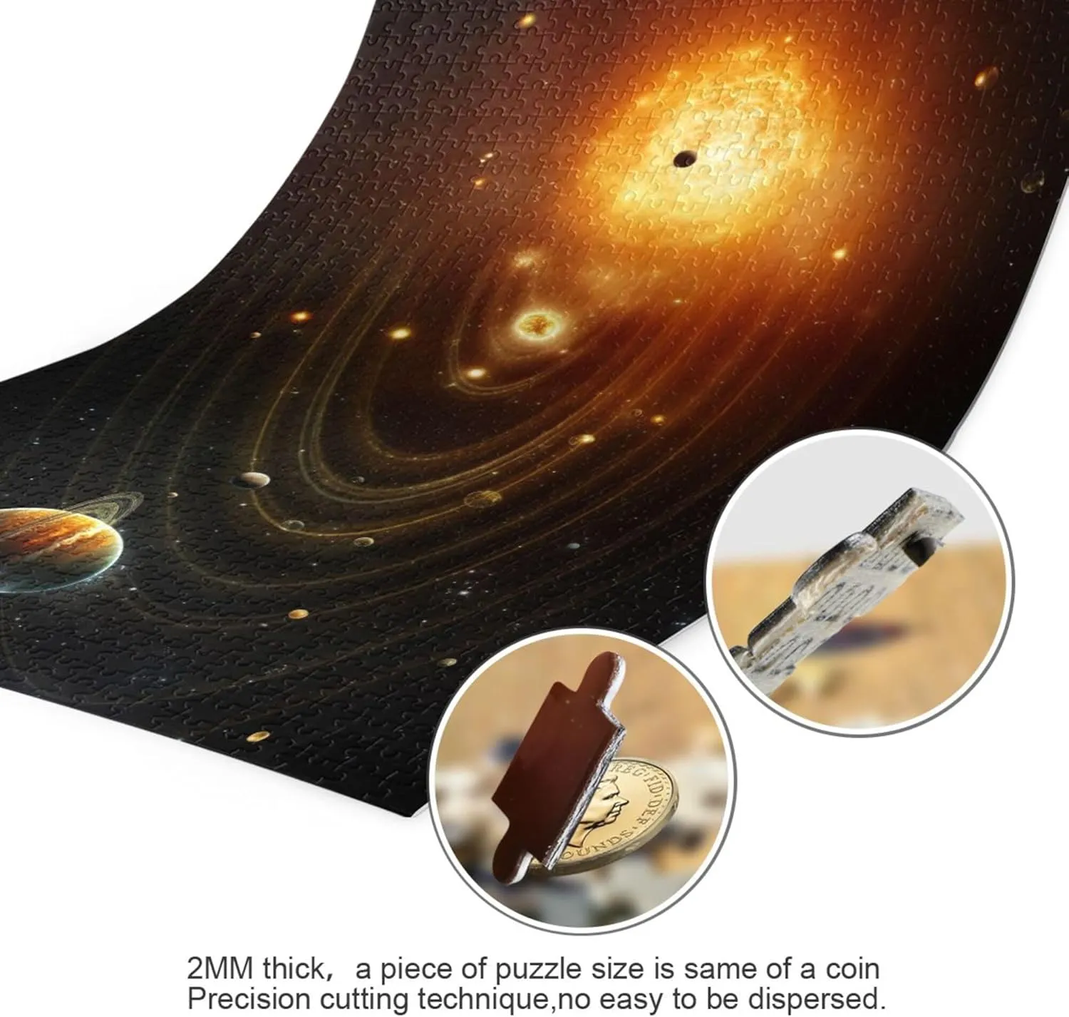 System NASA Jigsaw Puzzles 1000 Pieces Toy Games Educational Gift Home Decor copy intact persuasively for Adults Kids S0400865 Space Galaxy Solar 