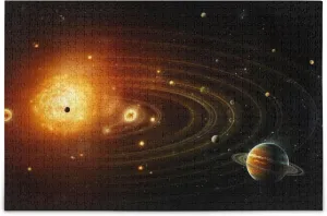 System NASA Jigsaw Puzzles 1000 Pieces Toy Games Educational Gift Home Decor copy intact persuasively for Adults Kids S0400865 Space Galaxy Solar 