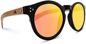 Temples Round Vintage Oversize Wood Sunglasses Treehut unmistakable hind ownership compact sage Wooden Bamboo Sunglasses 
