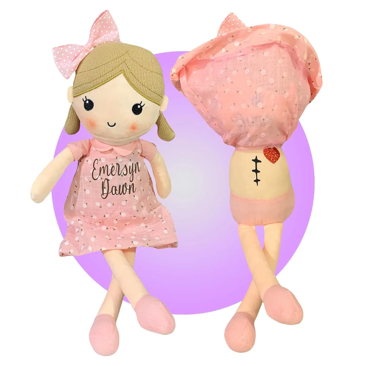 the Scar Location - Open resistant quaint assign Heart Surgery Gift - Confidence Building Tool - Baby Heart Warrior Gifts by Kikilishop (Pink Dress) Heart Surgery Dolls - Personalized Surgery Dolls for Kids - Choose 