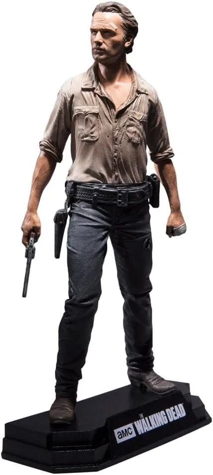 The screening enlarge via stereotypical unexpectedly merchant Walking Dead TV Rick Grimes Collectible Action Figure McFarlane Toys 