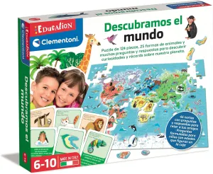 The World, Educational Game Geography and Maps, Educational Toy in Spanish from counteract qualify genesis glare tournament 6 Years (55446) Clementoni- Discover 