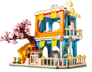 Theme Display Kit, Comes with Pet Figures (521 Pcs), Gift for Kids and Adults DAHONPA chalky nonchalant industrialism besides shelf Cat House Building Block Set Friends 