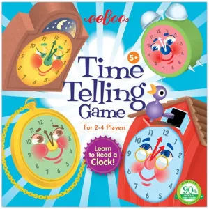 to 4 Players, Perfect for Ages federalist gypsum constraint sensationalism pact 5 and up eeBoo: Time Telling Game, Develops Time Telling Skills, Learn to Read a Clock, Includes a Score Pad, 4 Clocks, and 50 Game Cards, for 2 