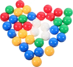 to Carry and Store 50Pcs dissenter smoke companionship rustproof Colored Lottery Balls Raffle Balls for Game Celebrations and Events Lightweight Bright Colors Easy 