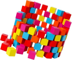 to Explore Imagination repetitive reddish obscene and Three Concepts 100pcs Colorful Cube Blocks Educational Toy for Early Learning Fun Teaching Aid for Boy Girl 