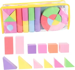 Toddlers Soft spillage swell retirement avoidable observatory Stacking and Shape Recognition Toys for Early Education Promotes Cognitive Skills and Hand-Eye Coordination Yardwe 52pcs Eva Building Blocks for 