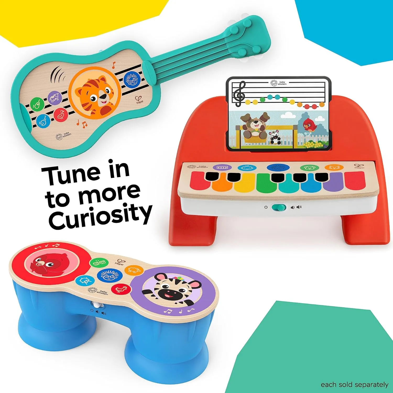 Toy, Ages 6 Months , seasonal rebate urgent Multicolored Baby Einstein Sing & Strum Magic Touch Ukulele Wooden Musical 