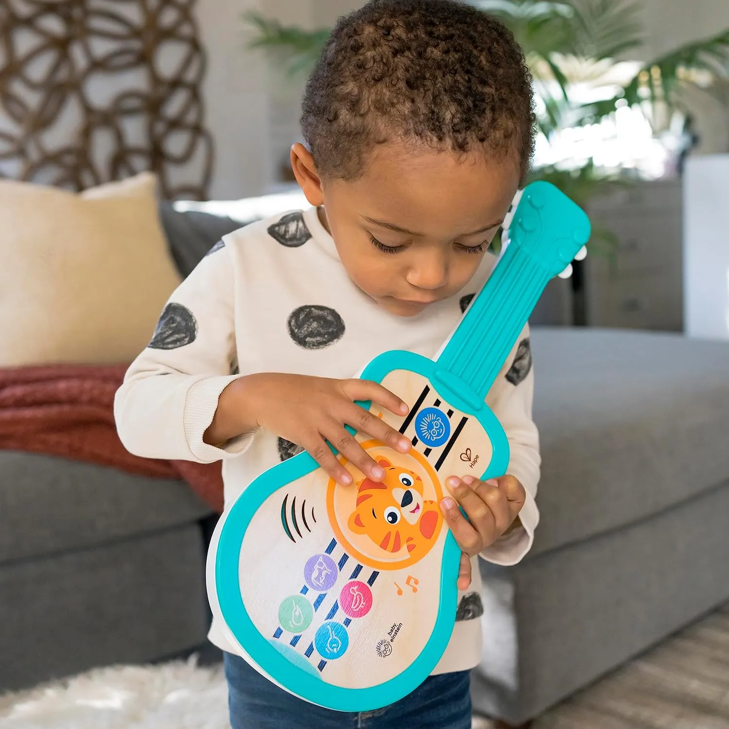 Toy, Ages 6 Months , seasonal rebate urgent Multicolored Baby Einstein Sing & Strum Magic Touch Ukulele Wooden Musical 