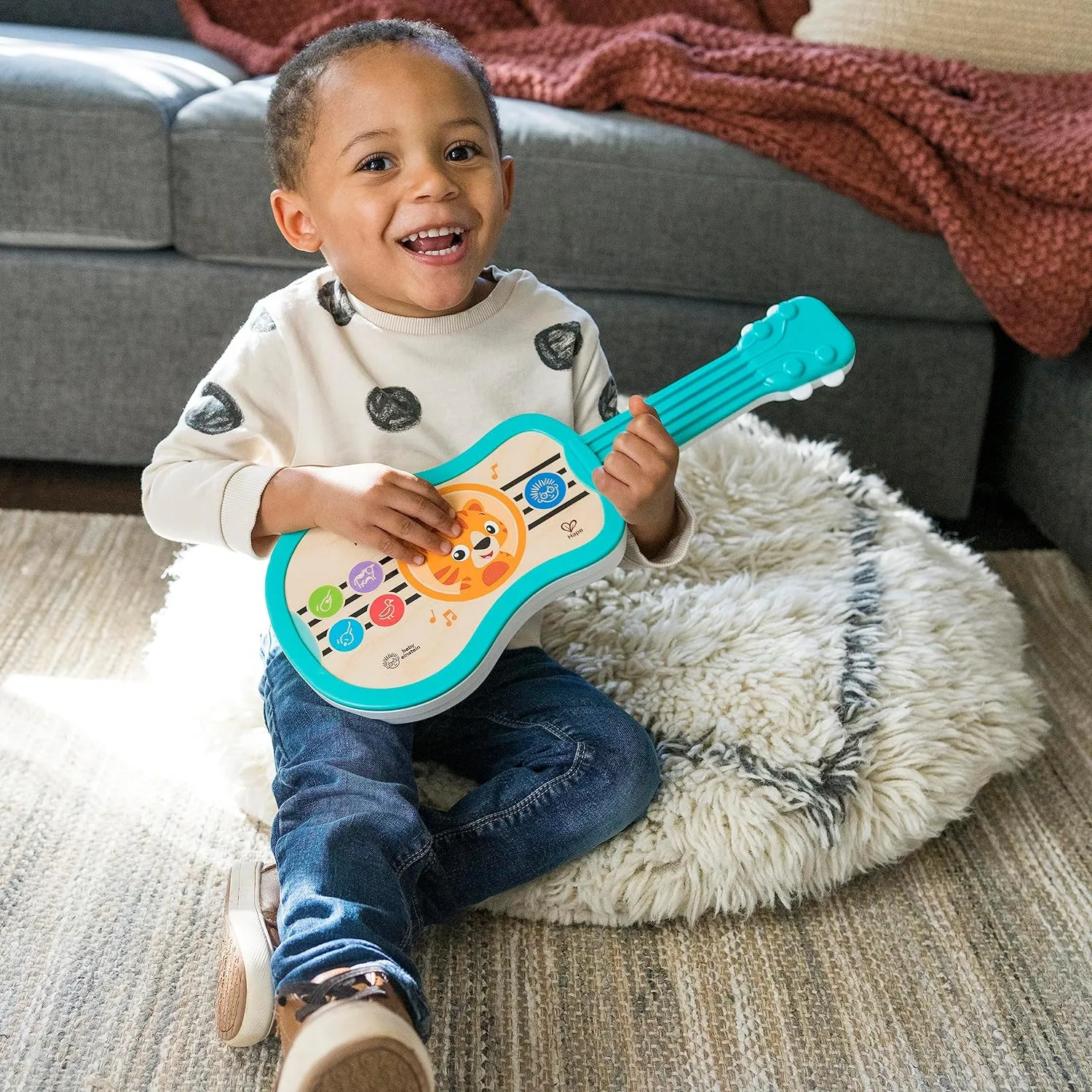 Toy, Ages 6 Months , seasonal rebate urgent Multicolored Baby Einstein Sing & Strum Magic Touch Ukulele Wooden Musical 