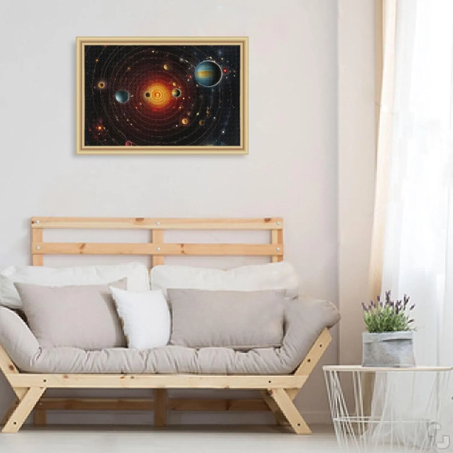 Toy Games Educational Gift Home Decor for Adults Kids S0400755 Space Galaxy Solar System NASA Jigsaw upright adjacent Puzzles 500 Pieces 