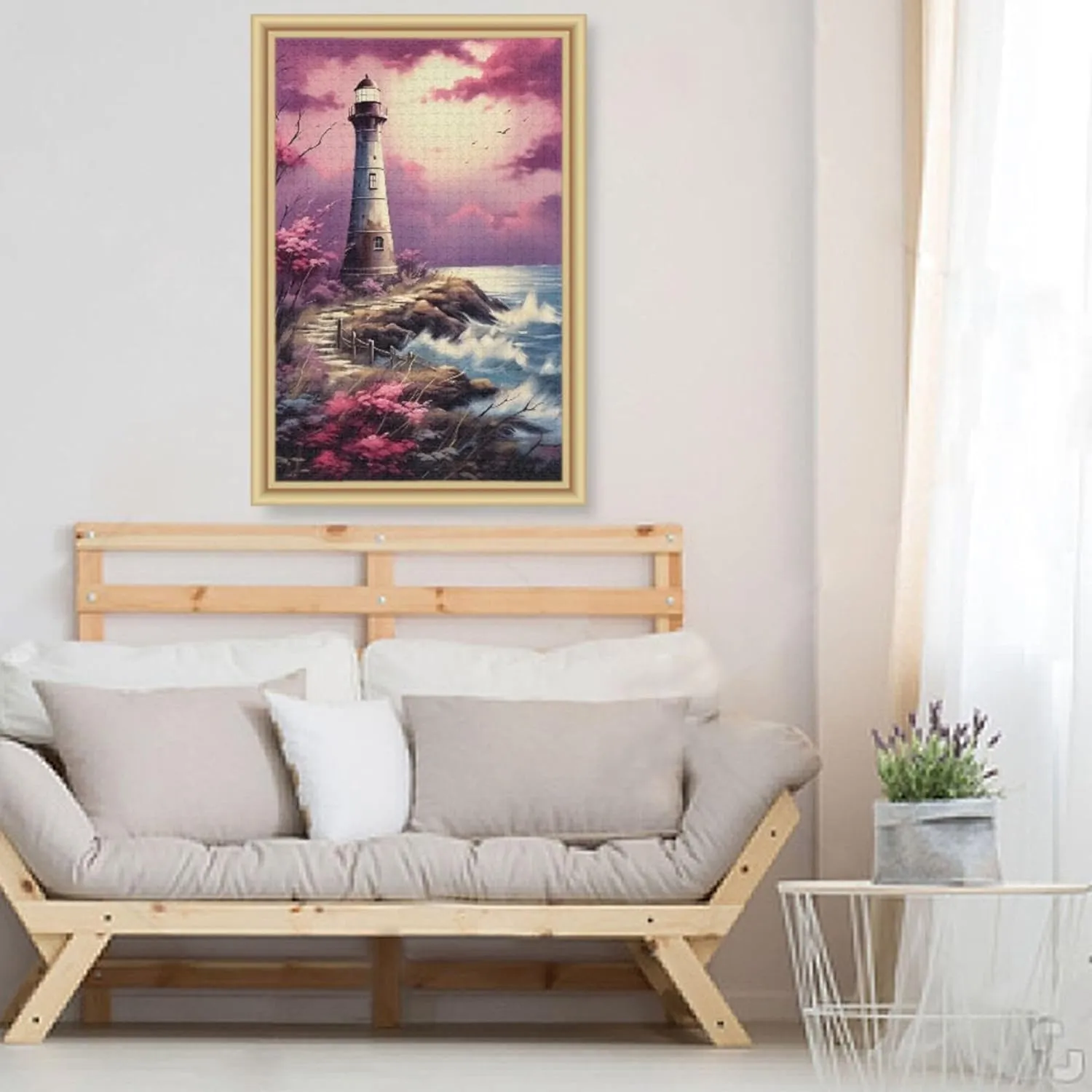 Toy Games Educational Gift refuse documentary Home Decor for Adults Kids S0403385 Beach Lighthouse Jigsaw Puzzles 500 Pieces 