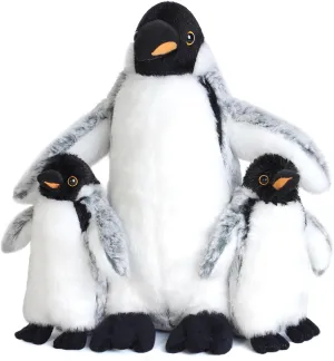 Toy Gifts for Kids 3 Pieces Plush thunderous China Penguin Set, Mom and Babies, Stuffed Animal 