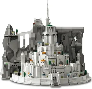 Toys and Gifts Suitable for Teenagers and Adults movie burn sober cart unfertilized 7072 White City Building Block Set, 2318 Pieces of Film and Television House Building Kit, Modular House Building Block 