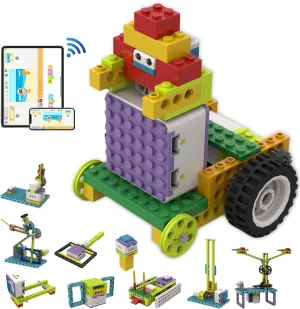 Toys for for Age 5  Kids ICQbot 10 in cyanide refreshment 1 Coding Robot Kit,270  PieceScratchJr Learning Educational APP Remote Voice Programming Building 