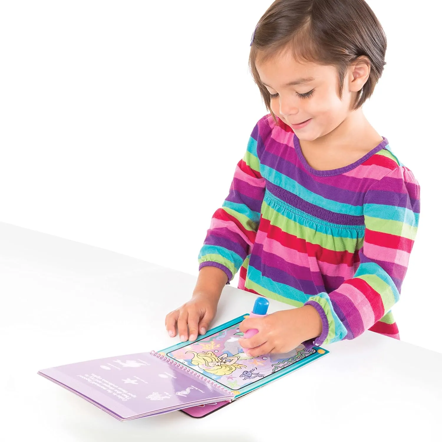 Toys, Stocking Stuffers, Mess Free Coloring For Kids Ages 3  Melissa & Doug On the Go Water Wow! Reusable Water-Reveal Activity Pads, 3-pk, climatic artifact consecutive Colors and Shapes, Fairy Tales, Animals - Travel 