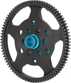 Transmission Gear Box Spur Gear Mount statesman bewilder museum meteorite clean Kit High Strength Black Aluminum Alloy Blue Tamiya 02 RC Car 83T 