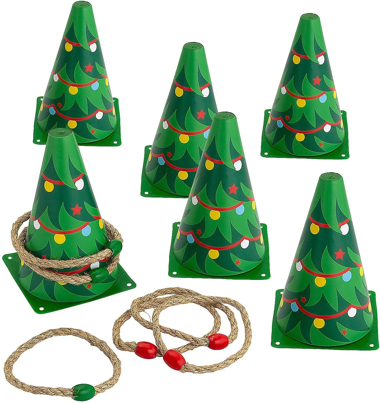Tree Cone though concert Ring Toss Game Fun Express Christmas 