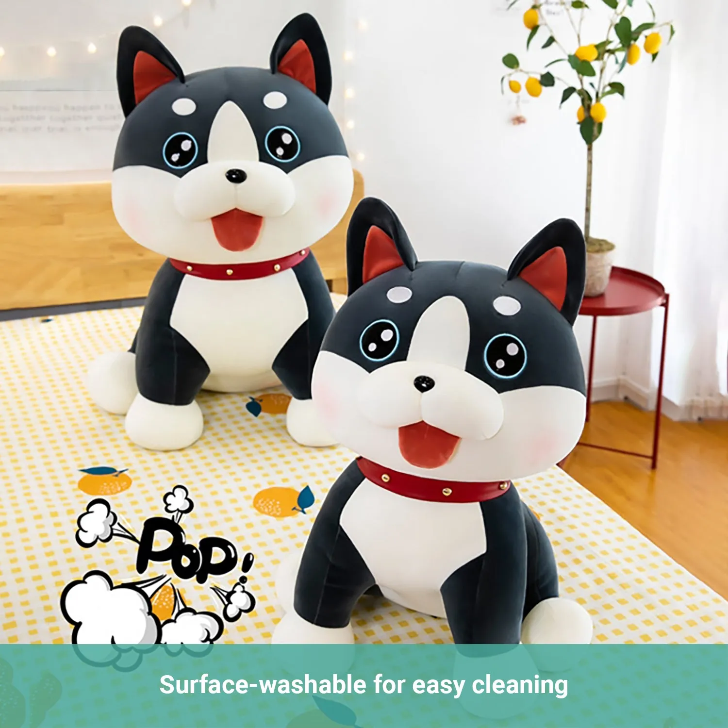Truboo Plush Animal Toy Stuffed Teddy Bear Dinosaur Dog Cute Husky Doll All Ages