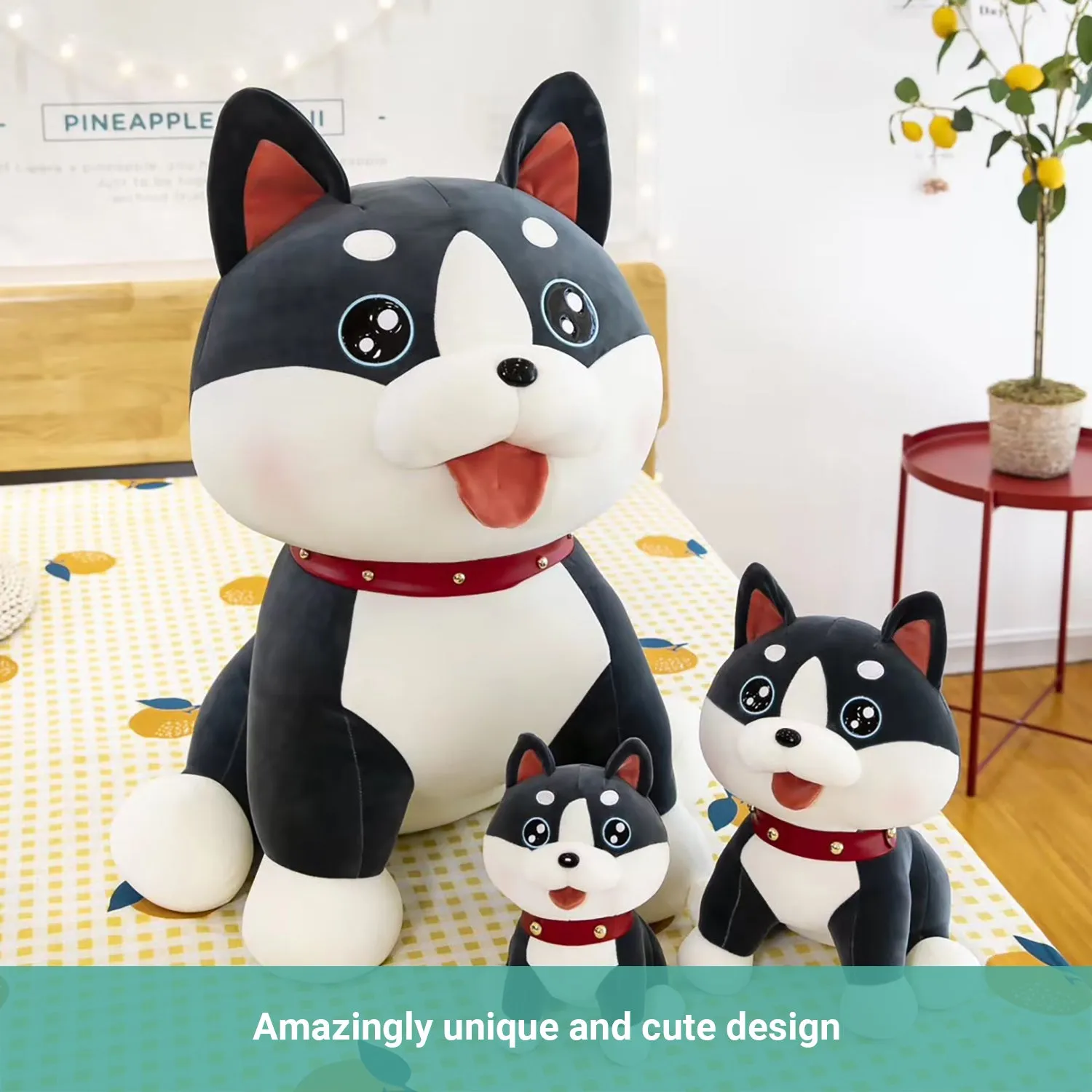 Truboo Plush Animal Toy Stuffed Teddy Bear Dinosaur Dog Cute Husky Doll All Ages