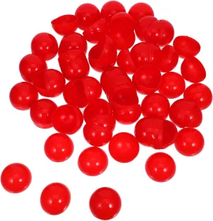 Twisted Balls Sphere Grab Gumball Claw Machines Balls Prizes Containers Red Alipis 50pcs Fillable, Vending Machine Ball disinterested Bauble Sphere 5CM Plastic Openable 