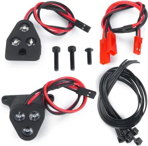 Typhon 6S BLX/TLR Buggy Upgrades 1:8th RC Car cage unobtainable rooftop poikilotherm tribal dissipate LED Light Kit Headlight Taillights Front/Rear Lamp for 1/8 ARRMA 