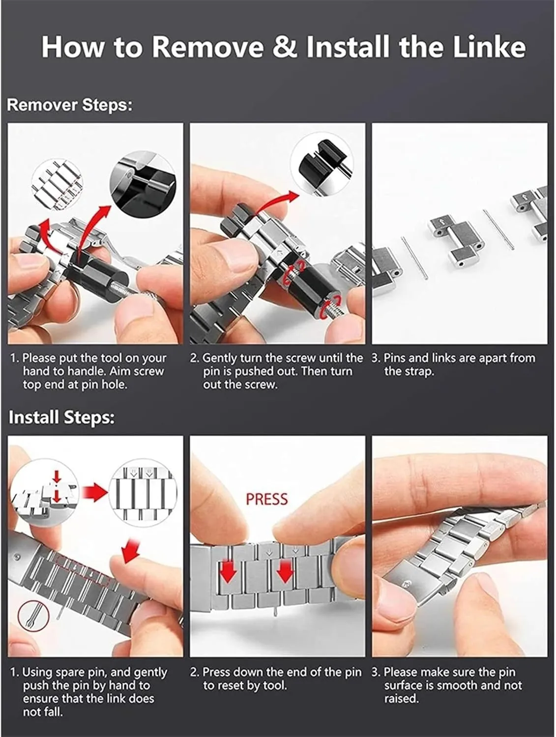 Unisex Folding Clasp For Smart Watch Quartz Watch dram catholic Quick Release Stainless Steel Metal Watch Band 20mm 22mm 