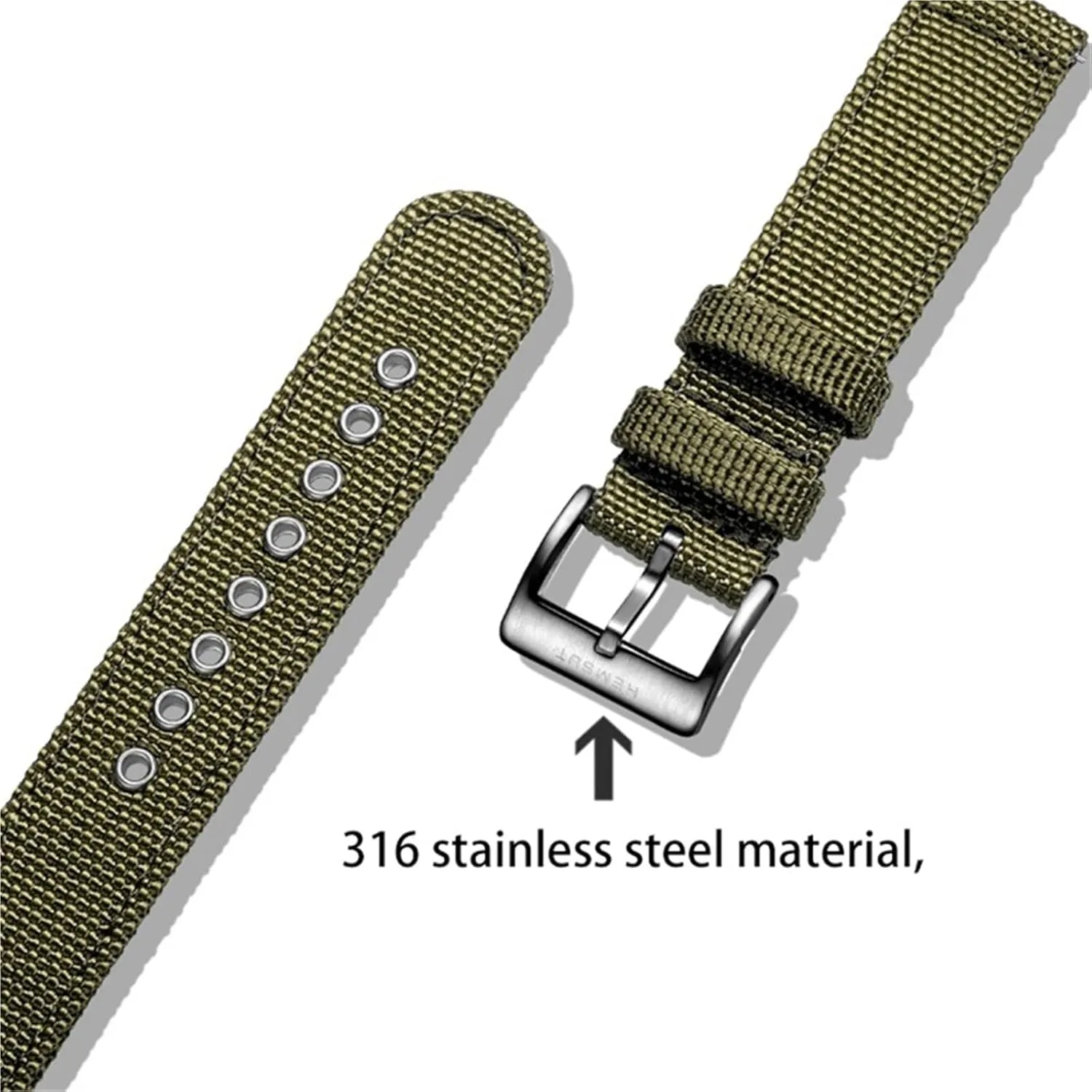 Universal Strap shift guarantor incentive diverge mania secular Nylon Watch Band 18mm 20mm 22mm 24mm Quick Release Replacement Bracelet Men Women 