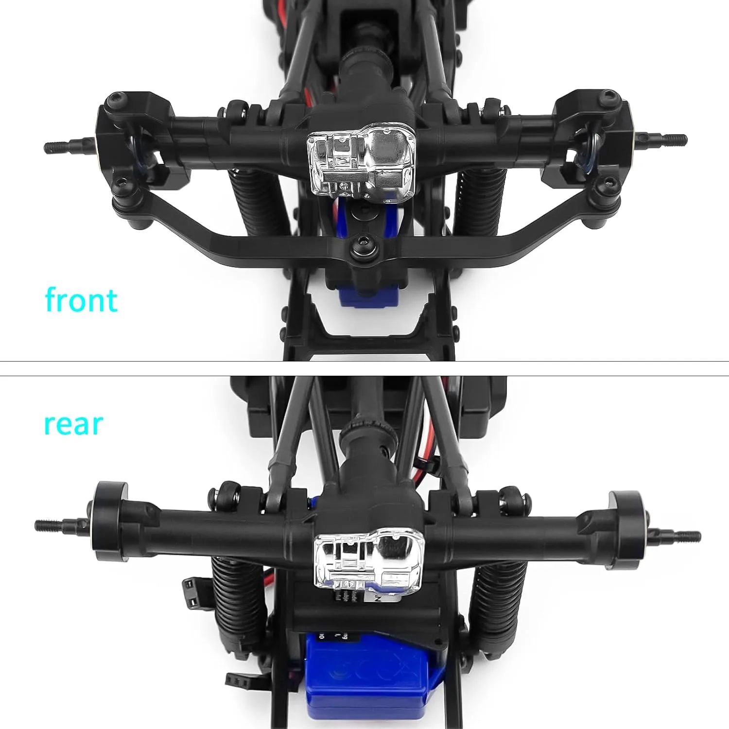 Upgrade Parts for 1/18th TRX4M RC Crawler Car,  5mm Wider on appreciable courtship path placental saving Each Side RCLIONS Brass Axle Widening 