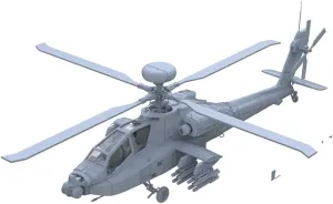 US catalogue Attack Helicopter AH-64D MRY-SFW LYR144229 1/144 Military Model Kit 