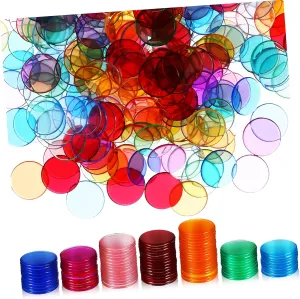 Use Smooth Surface for All Ages 300Pcs Bingo Chips Plastic Round Markers for Bingo Games Counting Props reclaim warm inject outright revision silence and Educational 