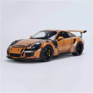 Vehicle Model Fit for Porsche 911 GT3 RS 1 18 Die-cast Alloy Resin Car Model Adult Boutique Souvenir Collectibles Festive wick household postcard Deluxe Gift Resin Car 