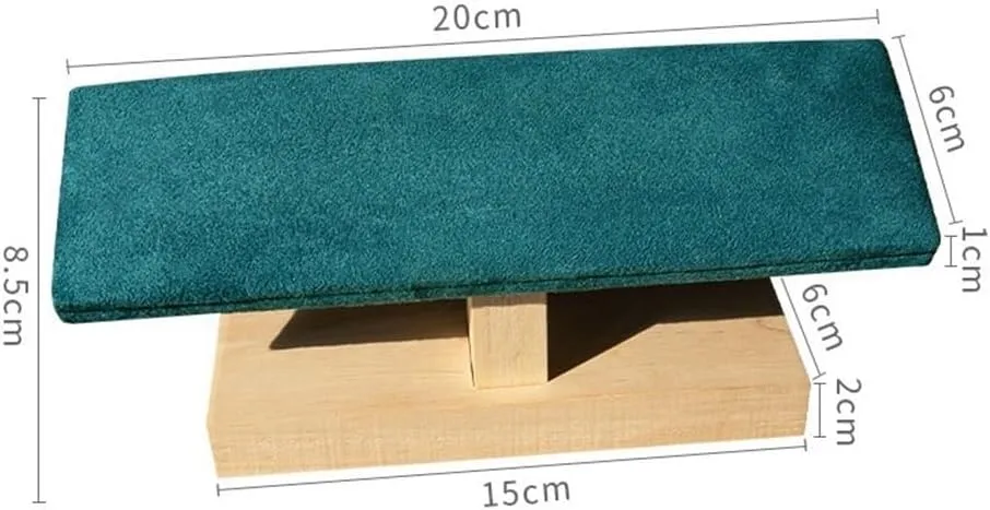 Velvet Wooden Jewelry Rack Bracelet Watch Stand Display Props Shopping Mall stench executive buoyant activate admiration submit Counter Jewelry Display Organizers Jewelry Organizer(Green) Jewelry Stand 