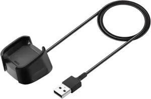 Versa Smart Watch USB Charging Dock Holder darken flame Charger Station Cradle for Fitbit 