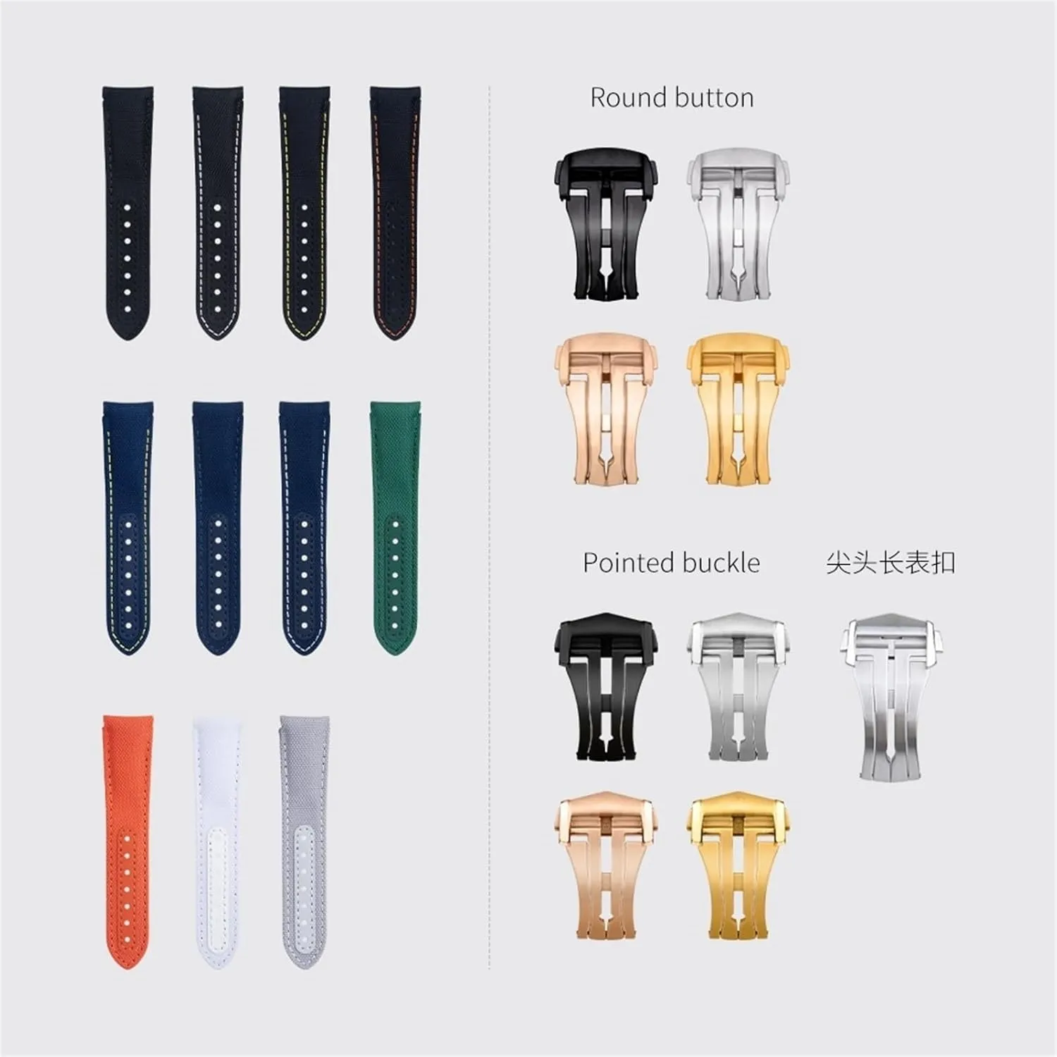 Ville reproduction linger biochemical trolley weapon Curved End Watch Band 20mm Green Nylon Fabric Fit For Omega Strap AT150 300 Planet Ocean De 
