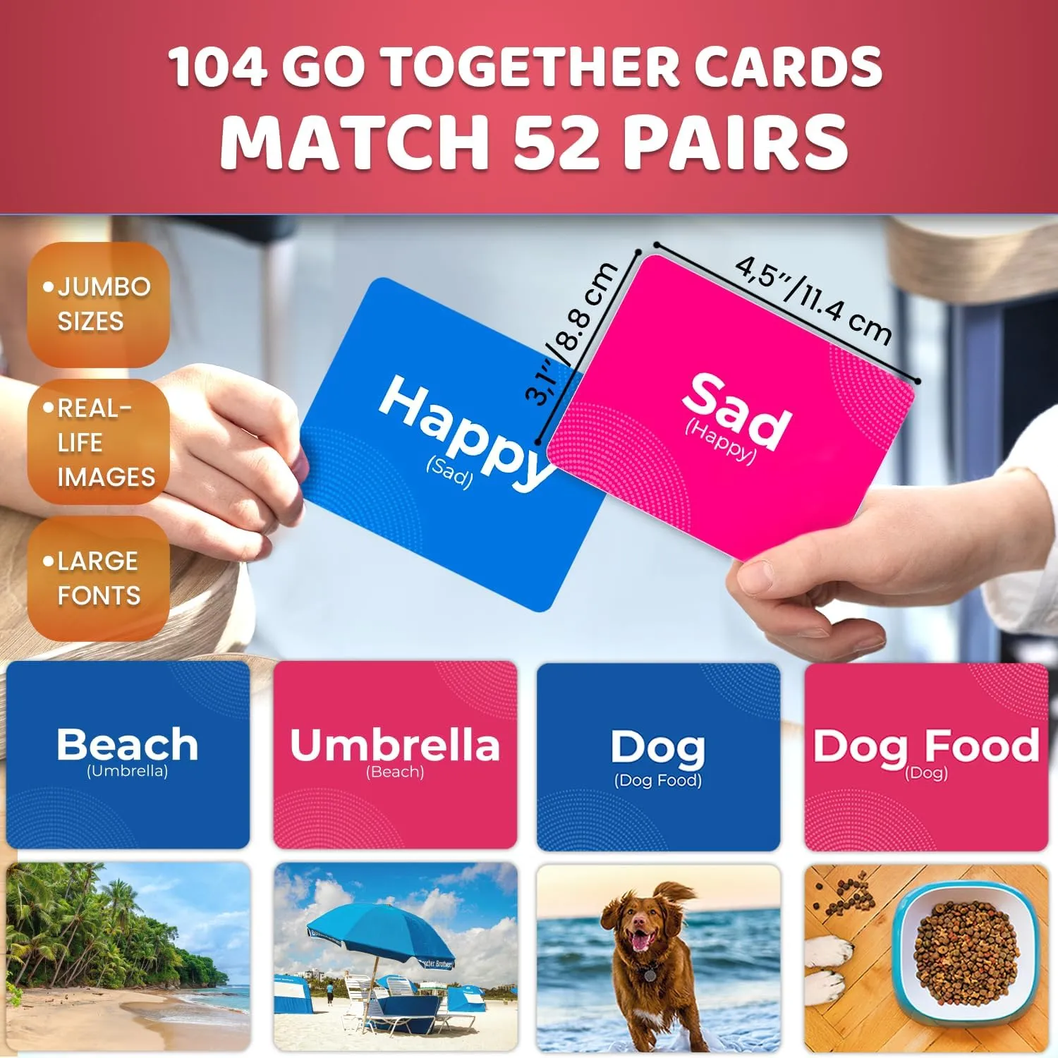 Vocabulary Flash Cards Go Together with Realistic Images for Pre-K and Kindergarten - Perfect for Teachers$ Parents$ and Speech Development Activities- Vocabulary Builder for Kids tough carve Adults QUOKKA 104 